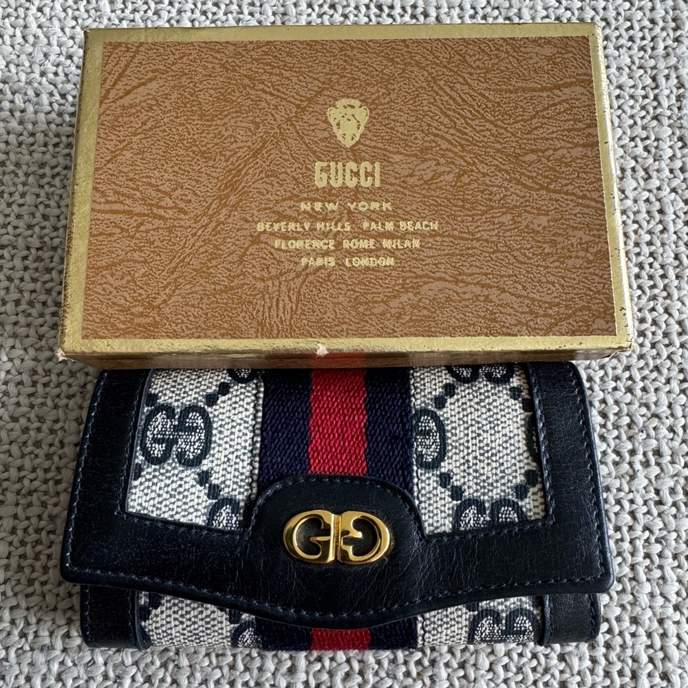 Gucci Vintage 1980’s Key Card Case